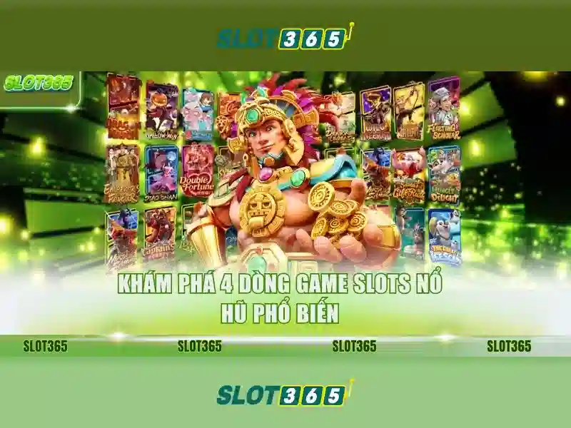Giao diện trang chủ Slot365 với các trò chơi casino và slot game hấp dẫn